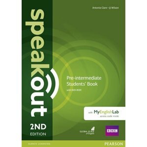 Speakout Pre-Intermediate Students´ Book w/ DVD-ROM/MyEnglishLab Pack, 2nd Edition - Antonia Clare