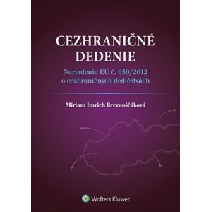 Cezhraničné dedenie - Miriam Imrich Breznoščáková