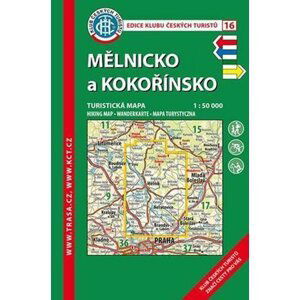 KČT 16 Mělnicko a Kokořínsko 1:50 000 Turistická mapa, 1.  vydání