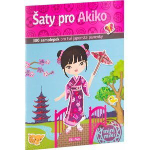 Šaty pro AKIKO - kniha samolepek - Julie Camel