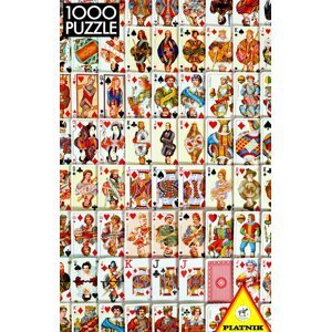 Piatnik Puzzle Hrací karty  1000 dílků