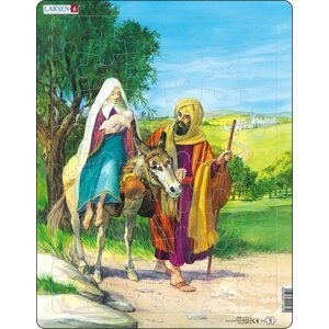 Puzzle MAXI - BIBLE - Cesta do Egypta/48 dílků - Leap frog
