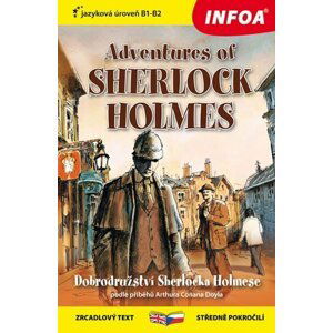 Dobrodružství Sherlocka Holmese / Adventures of Sherlock Holmes - Zrcadlová četba (B1-B2) - Ashley Davies