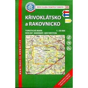 KČT 33 Křivoklátsko,Rakovnicko 1:50 000