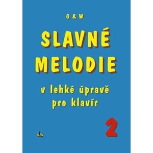 Slavné melodie v lehké úpravě pro klavír 2 + CD