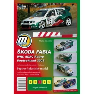 Škoda Fabia WRC ADAC Rallie Deutschland 2003/papírový model - Michal Antonický