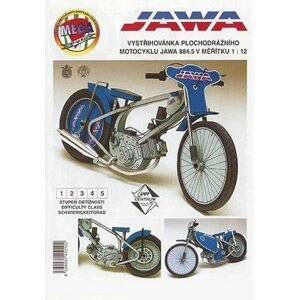 Plochodrážní motocykl JAWA 884.5/ papírový model - Miloš Čihák