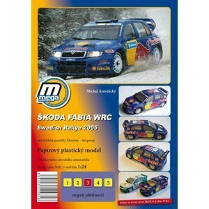 Škoda Fabia WRC ADAC Swedish Rally 2005/papírový model - Michal Antonický