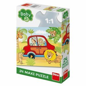 Safari: maxi baby puzzle 24 dílků - CZ Drami
