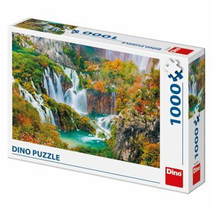 Plitvická jezera: puzzle 1000 dílků - Dino
