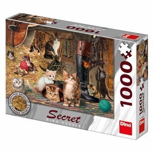Puzzle 1000 dílků: Kočičky secret collection - Dino