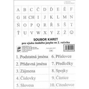 SOUBOR KARET pro výuku českého jazyka ve 2. ročníku