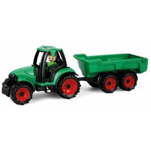 Auto Truckies traktor s vlečkou plast 32cm s figurkou v krabici 24m+ - Loana