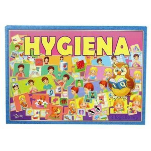 Hygiena 4 logické hry společenská hra v krabici 29x20x4cm