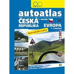 Autoatlas ČR + Evropa 1:240000-1:4000000