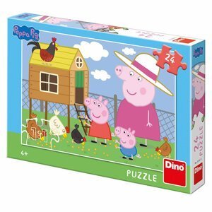 Peppa Pig - slepičky: puzzle 24 dílků - Dirkje
