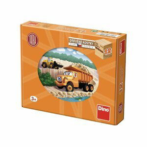 Tatra: dřevěné kostky 12 ks - Dino