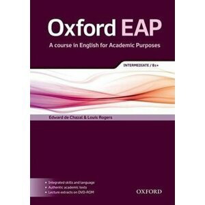 Oxford English for Academic Purposes B1+ Student´s Book + DVD-ROM Pack - Edward de Chazal