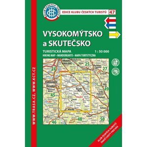KČT 47 Vysokomýtsko, Skutečsko 1:50 000/turistická mapa