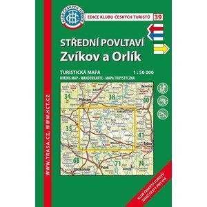 KČT 39 Střední Povltaví, Zvíkov 1:50T Turistická mapa