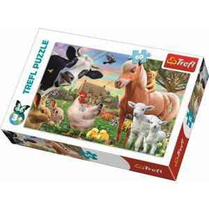 Trefl Puzzle Veselá farma / 60 dílků