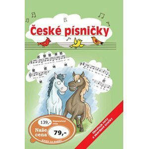 České písničky - Obsahuje noty a akordové značky