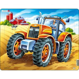 PUZZLE MAXI - Americký traktor/37 dílků - Larsen