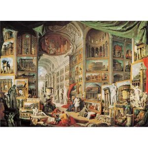 Pannini: Galerie obrazů s pohledy na Řím - Puzzle/1500 dílků