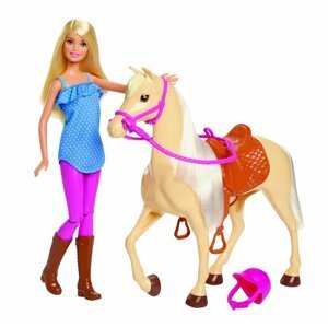 Barbie panenka s koněm - Mattel Barbie