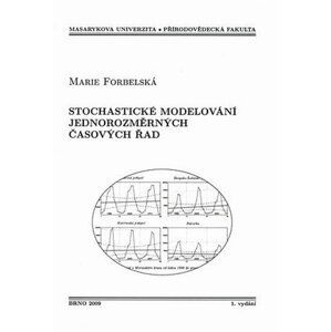 Stochastické modelování jednorozměrných časových řad - Marie Forbelská