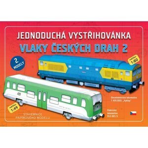 Vlaky českých drah 2 - Jednoduchá vystřihovánka