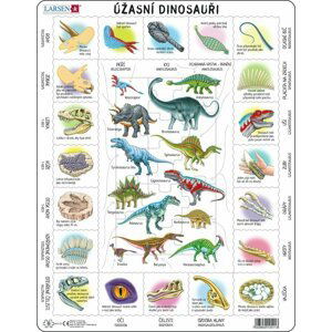 Puzzle MAXI - Fascinující svět dinosaurů/35 dílků - Larsen