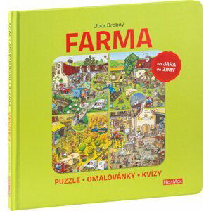 FARMA – Puzzle, omalovánky, kvízy - Libor Drobný
