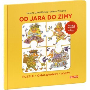 OD JARA DO ZIMY – Puzzle, básničky, omalovánky, kvízy - Alena Zímová