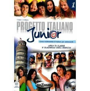 Progetto Italiano Junior 1 Libro di classe e Quaderno degli esercizi + CD Audio + DVD - Marco Dominici