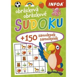 Sudoku pro děti + 150 samolepek / Sudoku pre deti + 150 samolepiek – zelený sešit / zelený zošit