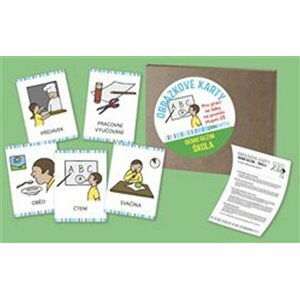 Denní režim ve škole - obrázkové karty (kniha + karty) - autorů kolektiv