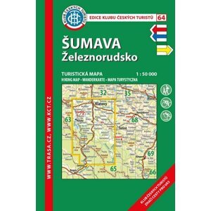 Šumava, Železnorudsko /KČT 64 1:50T Turistická mapa