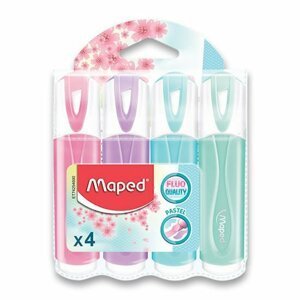 Maped - Zvýrazňovač Fluo Peps Pastel 4 ks