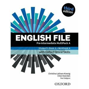 English File Pre-intermediate Multipack A with Oxford Online Skills (3rd) - Christina Latham-Koenig