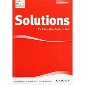 Maturita Solutions Pre-intermediate Teacher´s Book (2nd) - R. McGuinnes