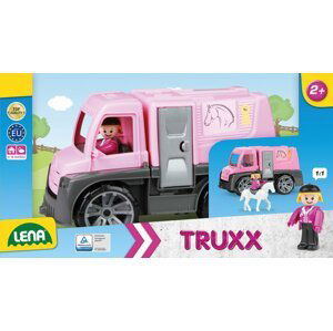 Auto Truxx přeprava koní s figurkami plast 26cm v krabici 39x22x16cm 24m+ - Loana