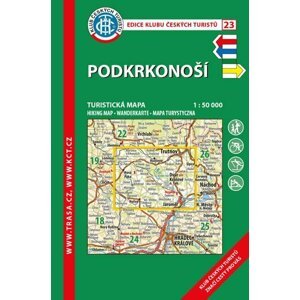 KČT 23 Podkrkonoší 1:50 000/turistická mapa