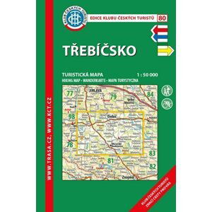 KČT 80 Třebíčsko 1:50 000/turistická mapa