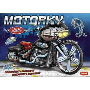 Motorky - Turbo Motory + samolepky