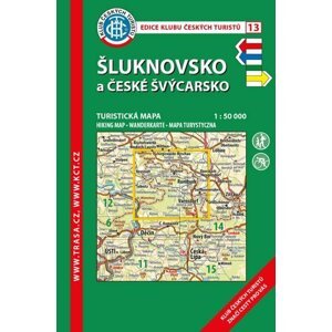 KČT 13 Šluknovsko a České Švýcarsko 1:50 000/turistická mapa