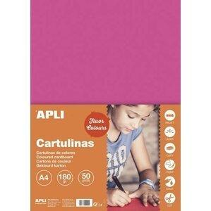 Barevný papír A4 170 g fluo -růžový 50 ks