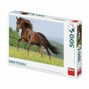 Kůň na louce - Puzzle 500 dílků - CZ Drami