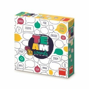 Team words společenská hra v krabici 24x24x6cm CZ verze - Dino