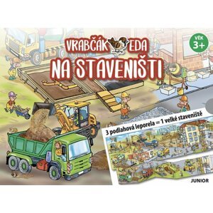 Vrabčák Eda na staveništi - 3 podlahová leporela = 1 velké staveniště